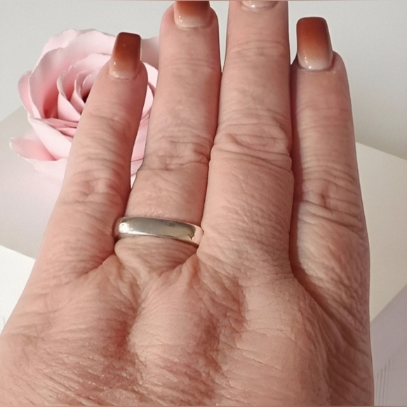 Sterling Silver Square ring - Picture 2 of 7